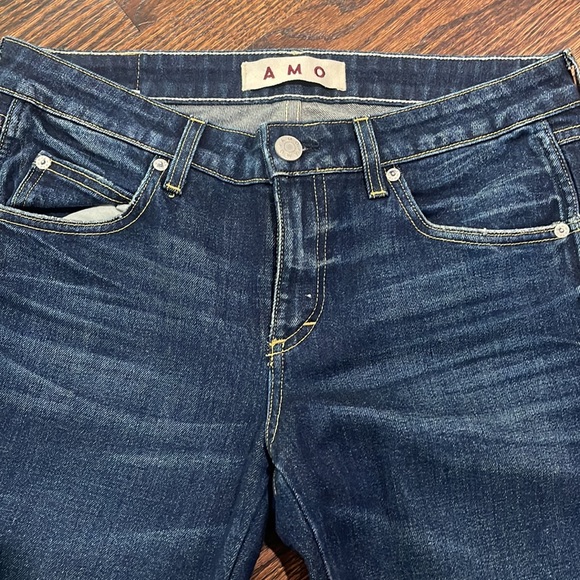 AMO Twist Medium Dark Wash Jeans - Picture 3 of 5